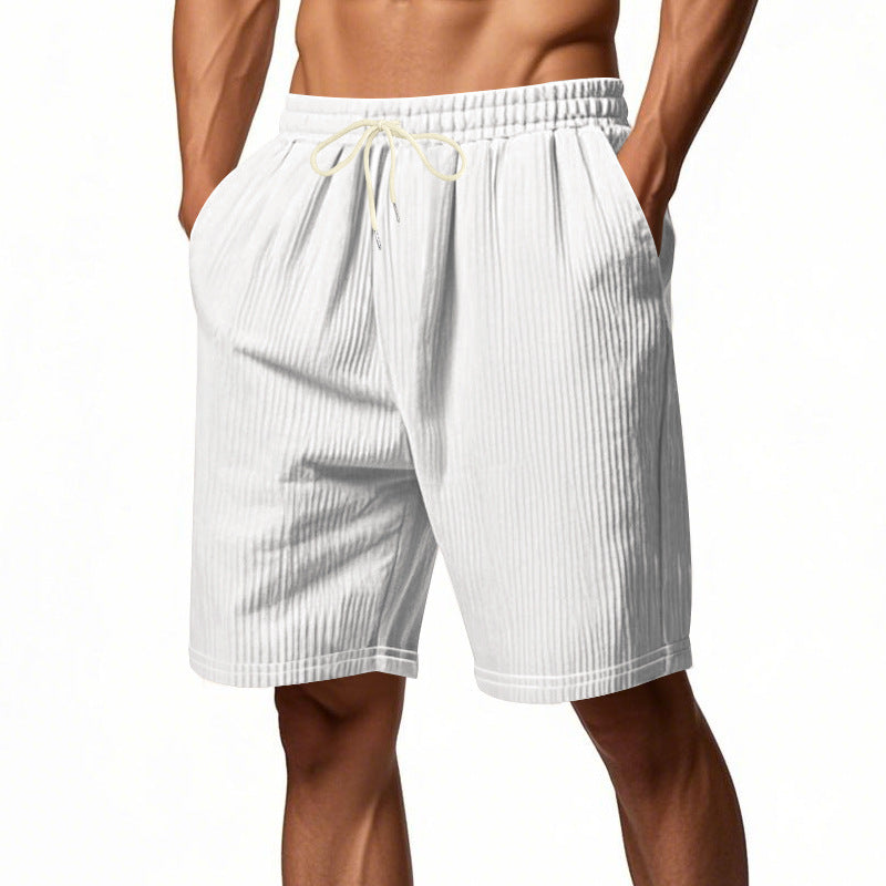 Mens Relaxed-fit Corduroy Athletic Shorts