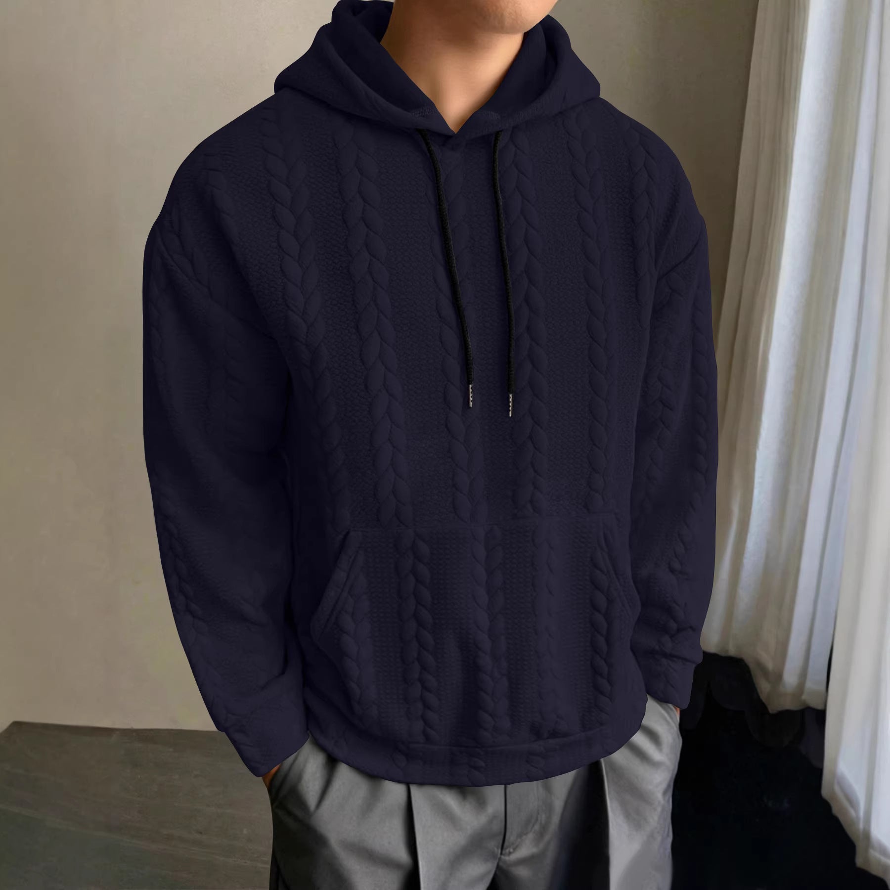 Men's Casual Fashionable Long-Sleeve All-Match Sweatshirt