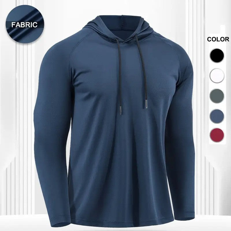 Moisture-wicking Quick-drying Fitness Apparel Long-sleeve Hooded Tophoodie