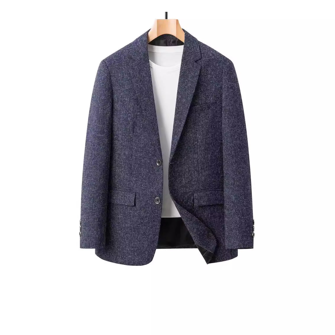 Men's SpringAutumn Casual Single-Breasted Suit Jacket Coat