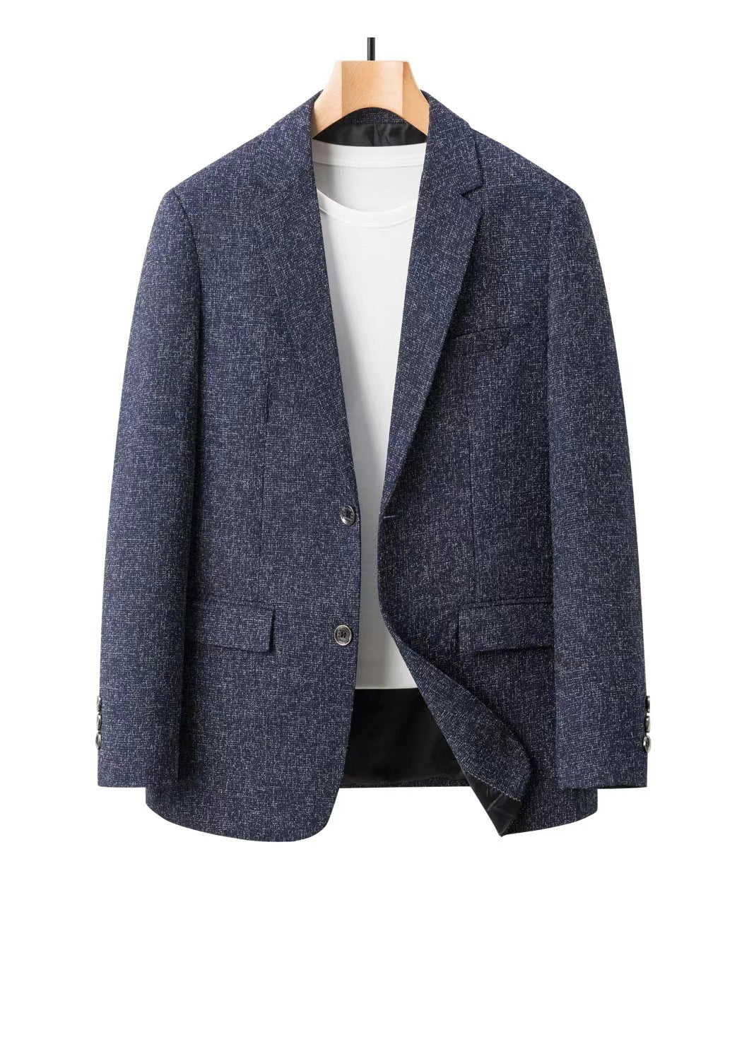 Men's SpringAutumn Casual Single-Breasted Suit Jacket Coat