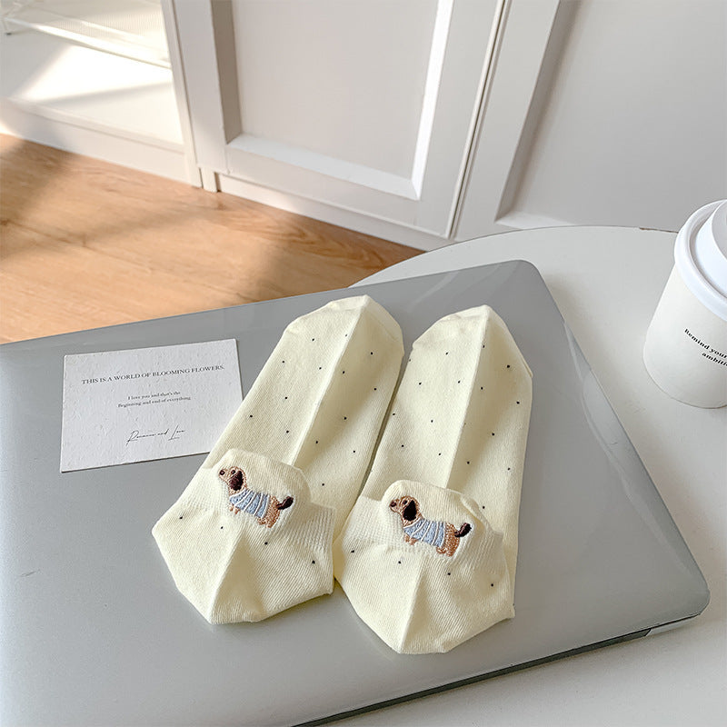 Fashionable Combed Cotton Womens Ankle Socks