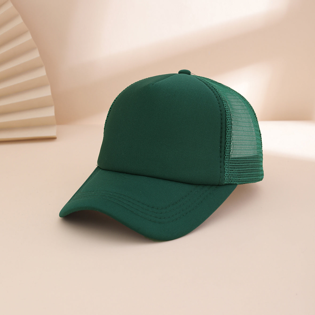 Breathable Mesh Baseball Cap Adjustable Sun Hat, Stylish Lightweight Design For Outdoor Activities & Summer Wear