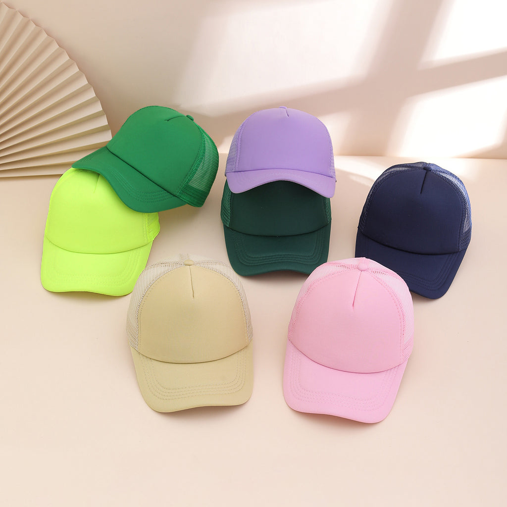 Breathable Mesh Baseball Cap Adjustable Sun Hat, Stylish Lightweight Design For Outdoor Activities & Summer Wear