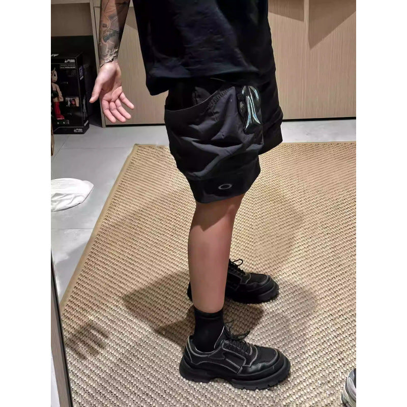 Large-pocket Utility Shorts Workwear Five-point Pants