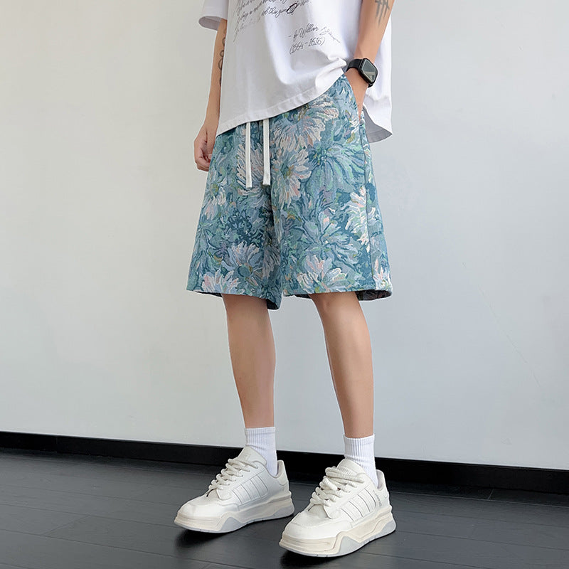 Casual Athletic Five-inch Beach Shorts
