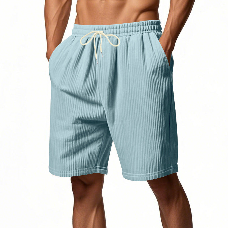 Mens Relaxed-fit Corduroy Athletic Shorts