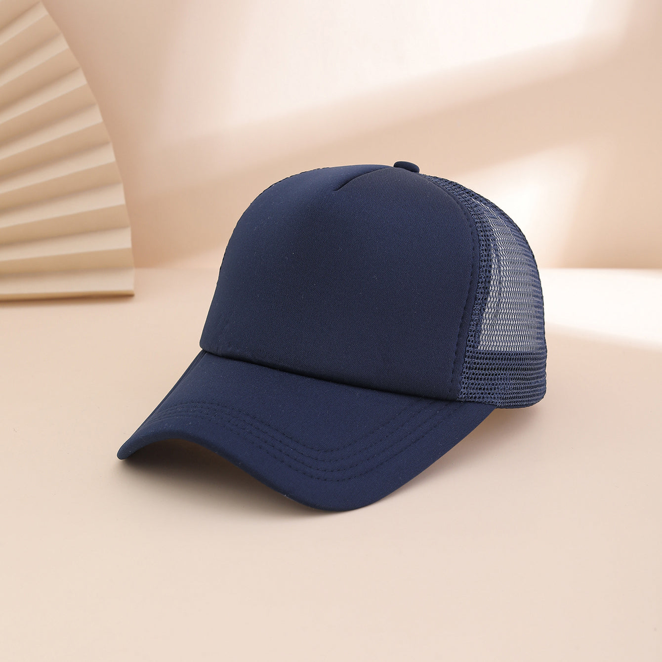 Breathable Mesh Baseball Cap Adjustable Sun Hat, Stylish Lightweight Design For Outdoor Activities & Summer Wear