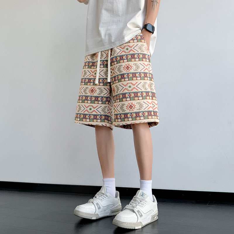 Casual Athletic Five-inch Beach Shorts