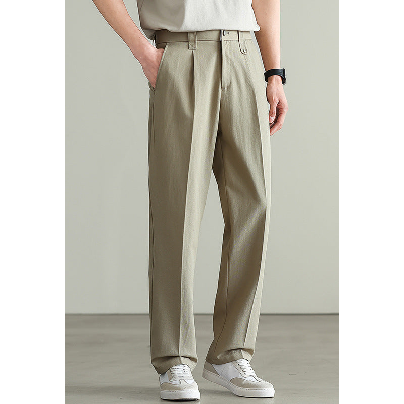 Spring Men's Loose-fitting Wide-leg Pants