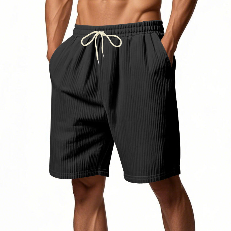 Mens Relaxed-fit Corduroy Athletic Shorts