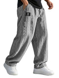 European And American Style Pocketed Straight-Leg Loose Lace-Up Sporty Casual Pants For SpringSummer