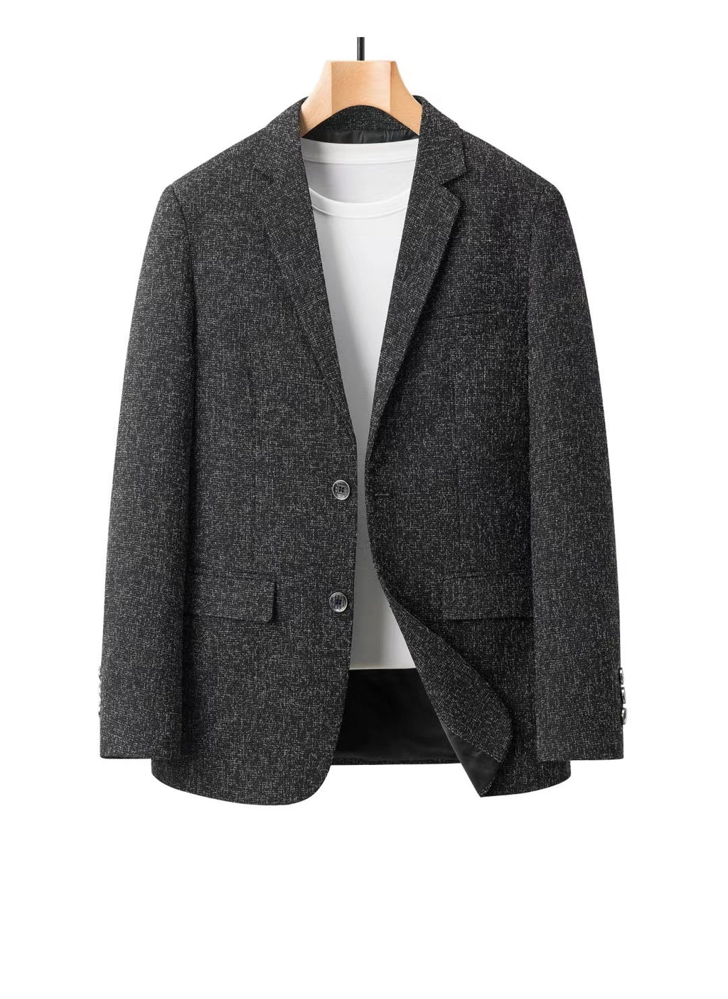 Men's SpringAutumn Casual Single-Breasted Suit Jacket Coat