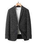 Men's SpringAutumn Casual Single-Breasted Suit Jacket Coat