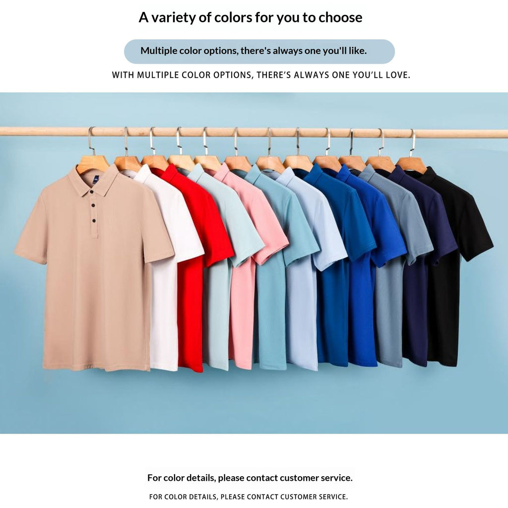 Polo Work Uniform Lapel-collar Short-sleeve Cultural Shirt