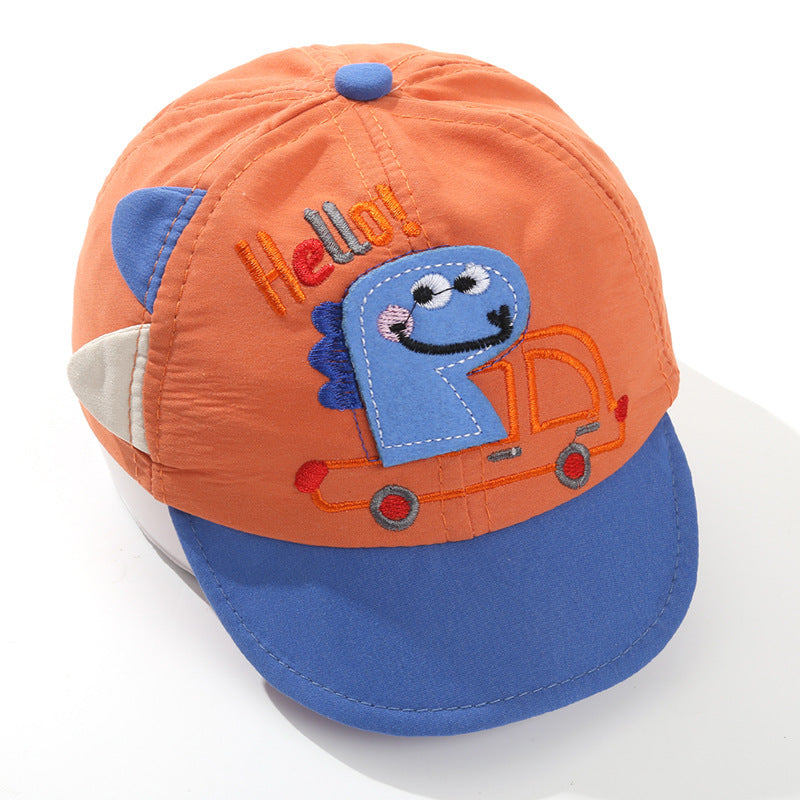 Children's Hat Baseball Cap Dinosaur Soft Brim Cartoon