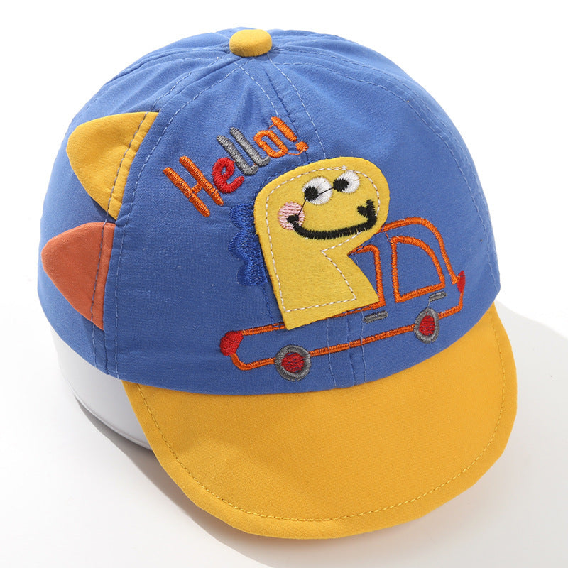 Children's Hat Baseball Cap Dinosaur Soft Brim Cartoon