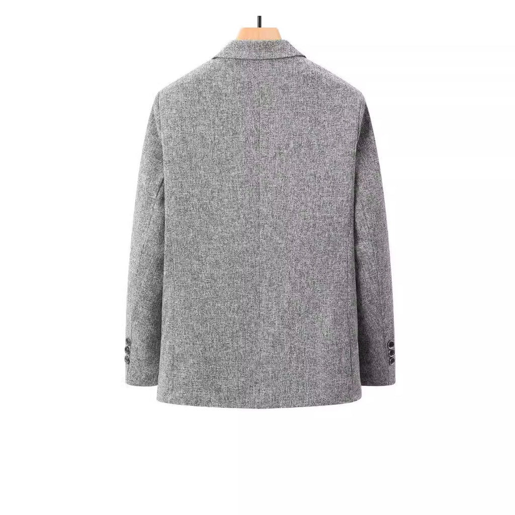 Men's SpringAutumn Casual Single-Breasted Suit Jacket Coat