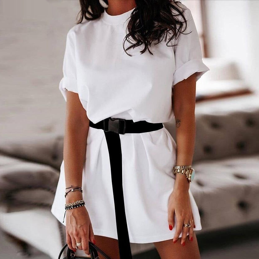 New Short Sleeve Sporty Casual Dress