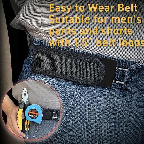 Adjustable Lazy Waist Belt Iron Hook Style Elastic