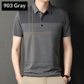 Men's Casual Thin Breathable Striped T-Shirt
