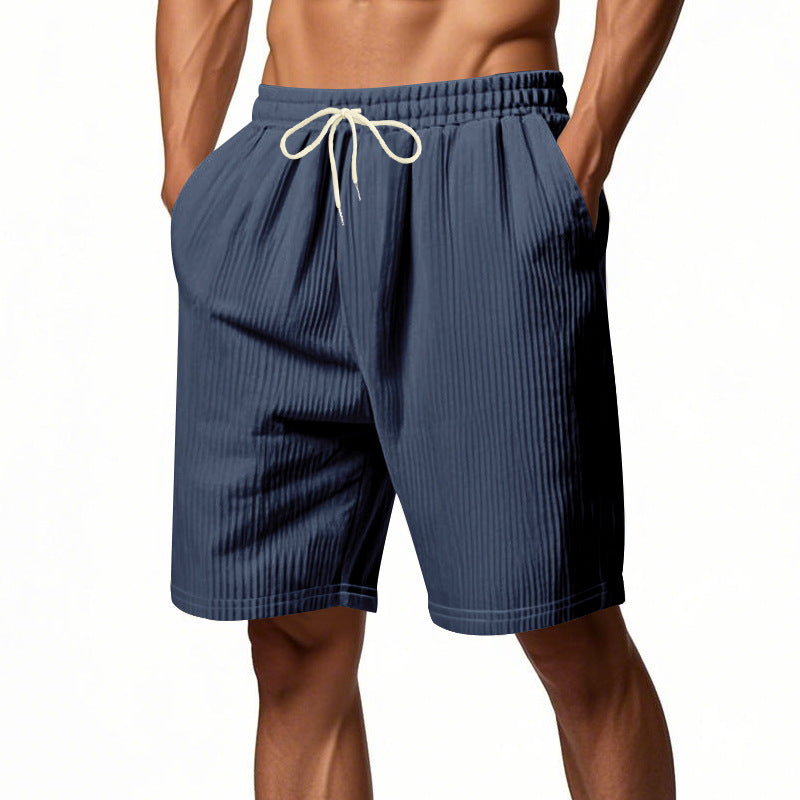 Mens Relaxed-fit Corduroy Athletic Shorts