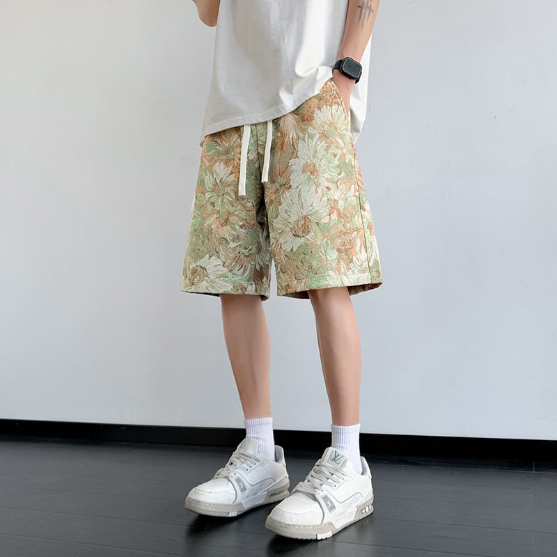 Casual Athletic Five-inch Beach Shorts