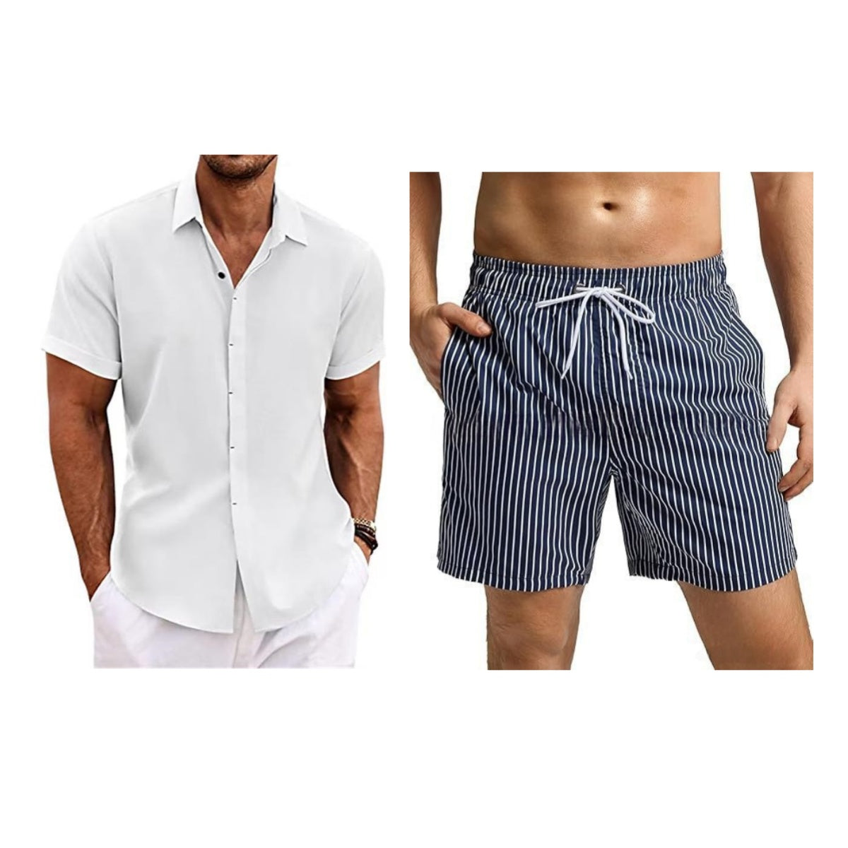 Men's Beach Pants Quick-Drying Cropped Shorts
