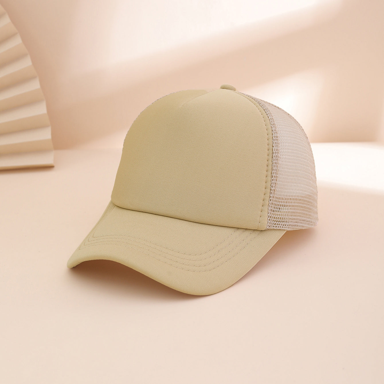 Breathable Mesh Baseball Cap Adjustable Sun Hat, Stylish Lightweight Design For Outdoor Activities & Summer Wear