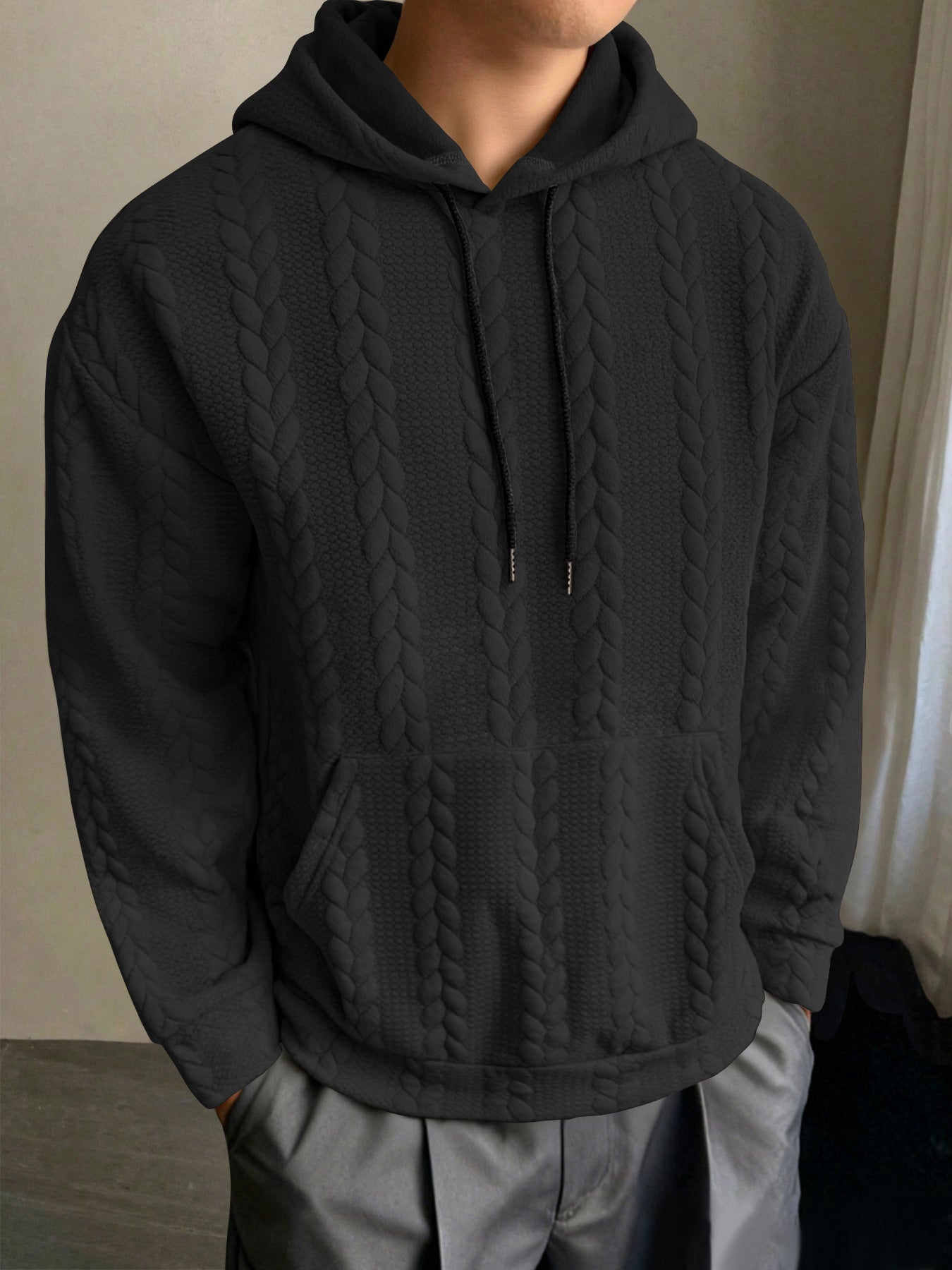 Men's Casual Fashionable Long-Sleeve All-Match Sweatshirt