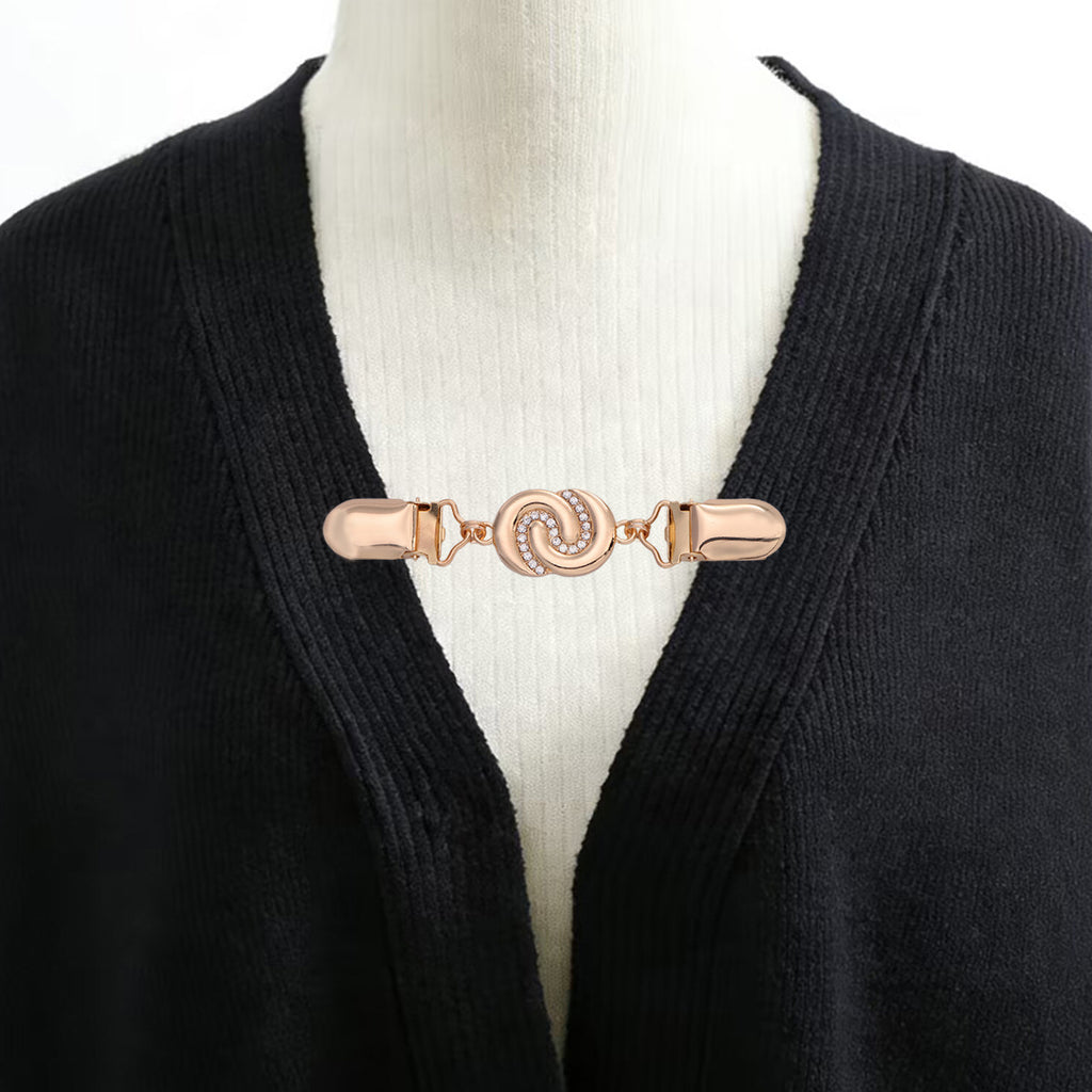 Retro Hollow-out Shawl Cardigan Dress With A Fitted Waist And Secure Fasteners