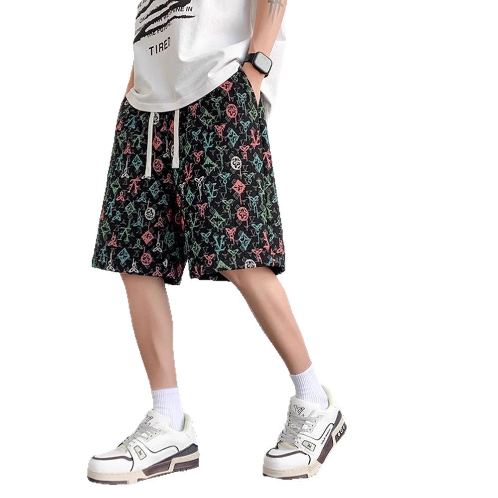 Casual Athletic Five-inch Beach Shorts