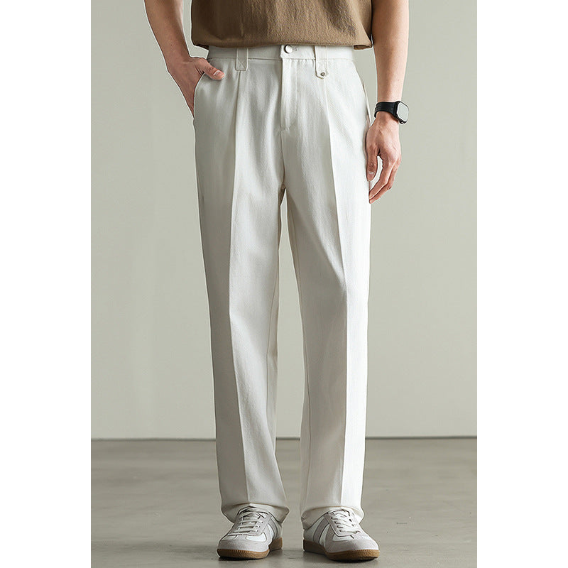 Spring Men's Loose-fitting Wide-leg Pants